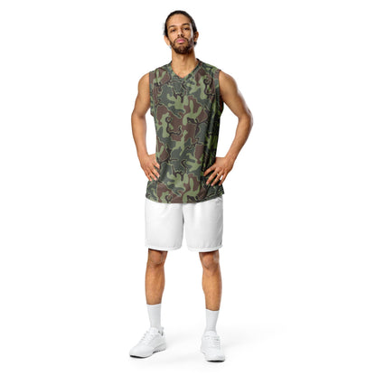 South Korean Marine Corps Puzzle CAMO unisex basketball jersey - Unisex Basketball Jersey