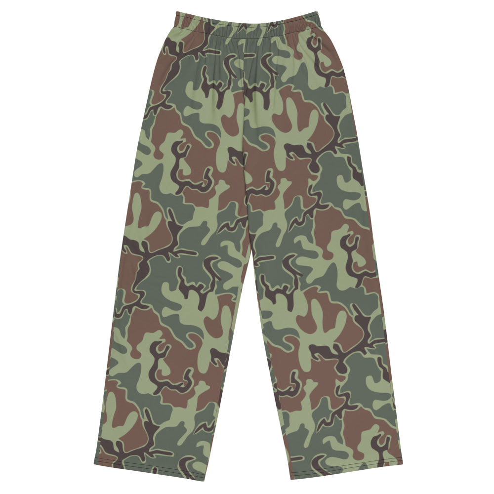 South Korean Marine Corps Puzzle CAMO unisex wide-leg pants - 2XS - Unisex Wide-Leg Pants