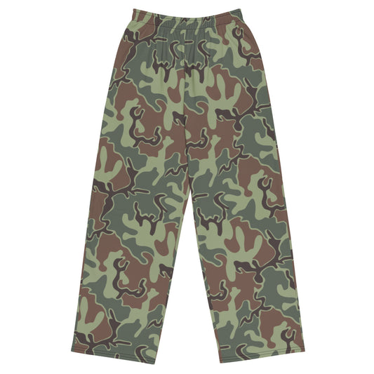 South Korean Marine Corps Puzzle CAMO unisex wide-leg pants - 2XS - Unisex Wide-Leg Pants