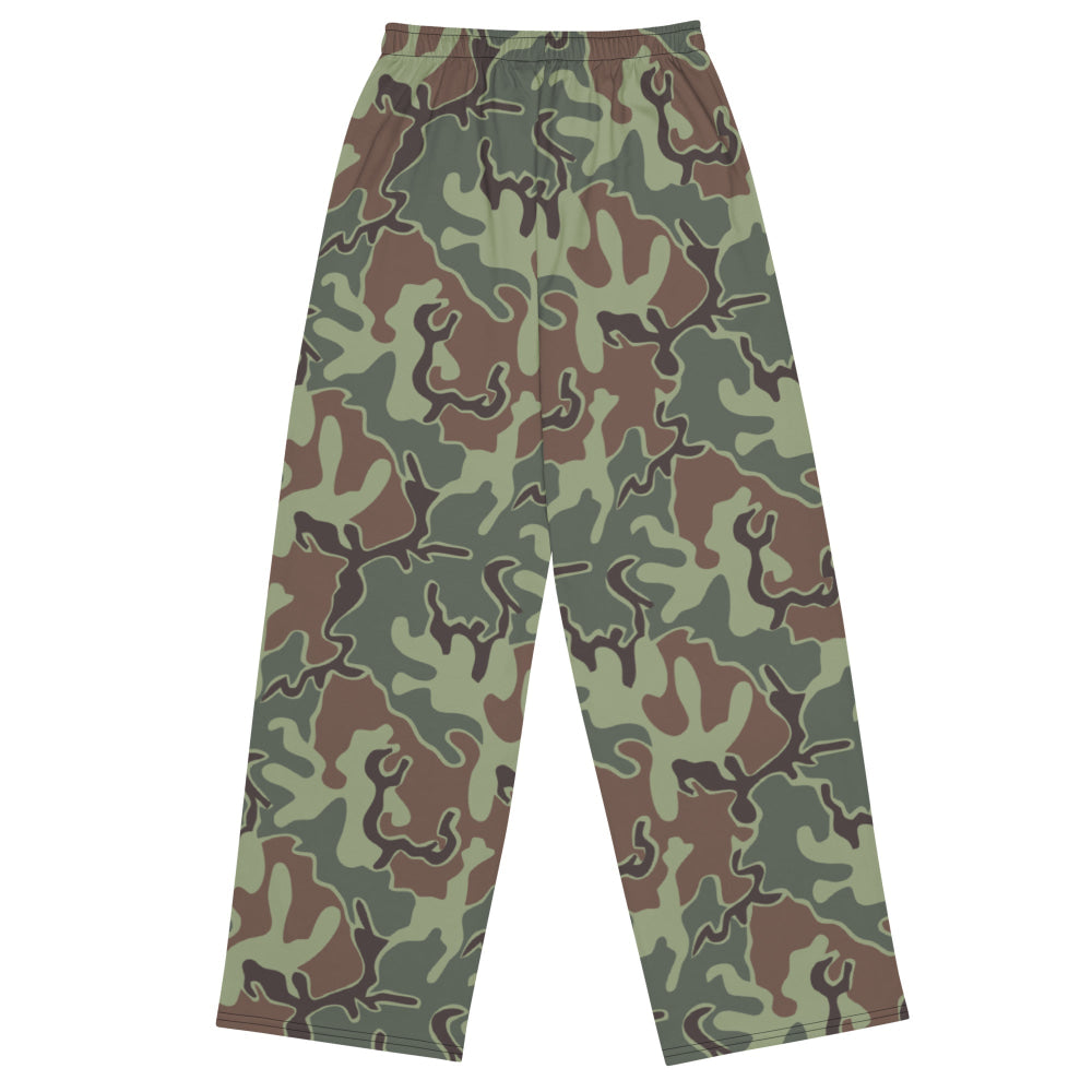 South Korean Marine Corps Puzzle CAMO unisex wide-leg pants - Unisex Wide-Leg Pants