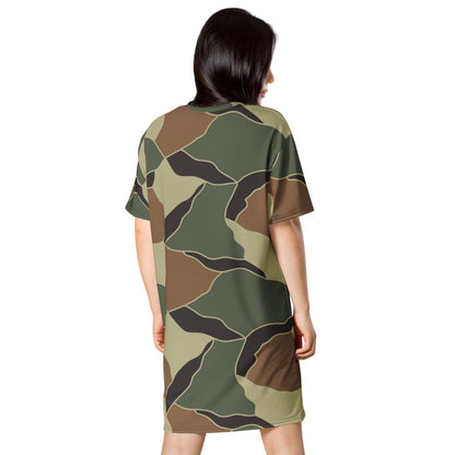 South Korean Marine Corps Turtle Shell CAMO T-shirt dress