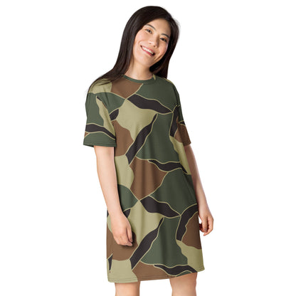 South Korean Marine Corps Turtle Shell CAMO T-shirt dress - Womens T-Shirt Dress