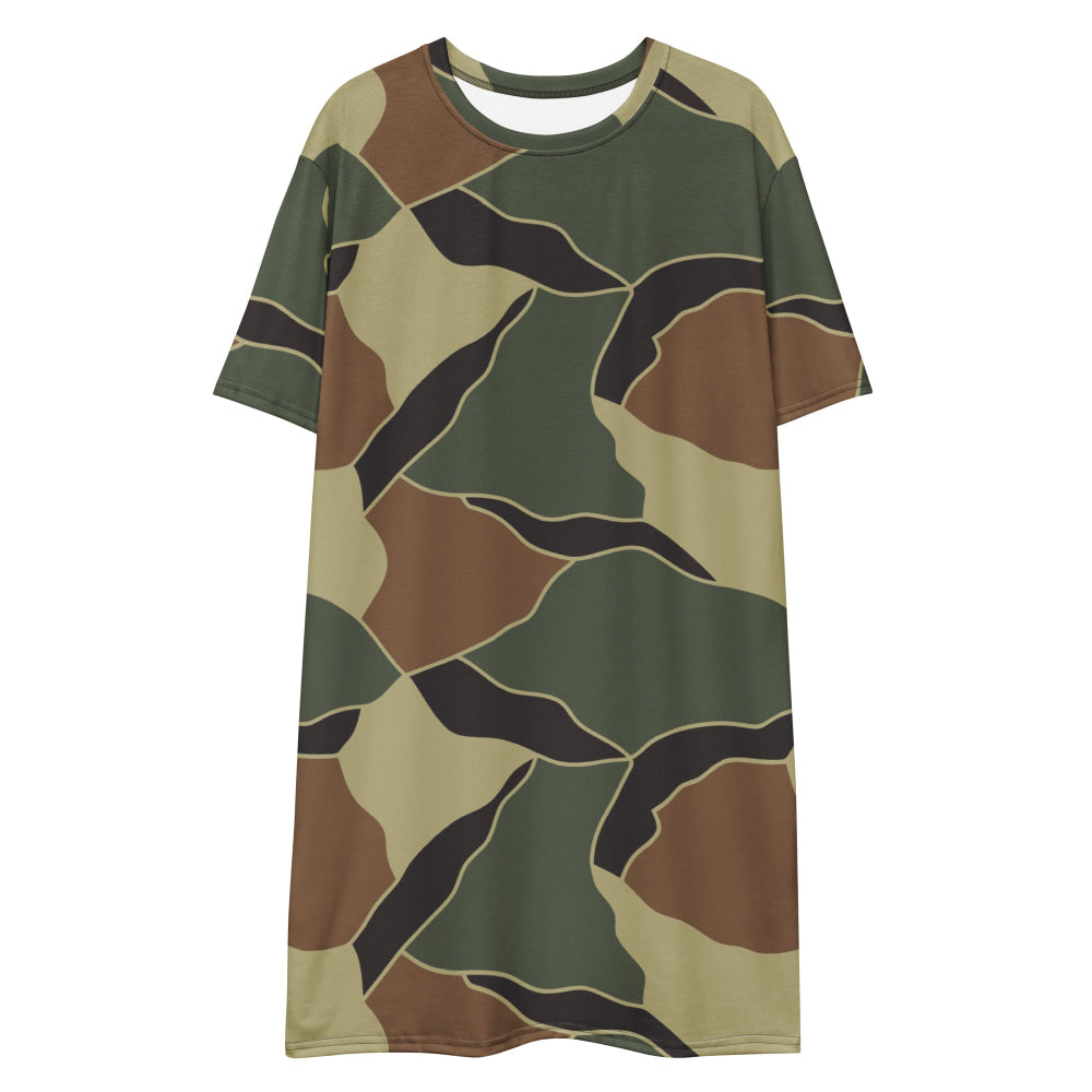 South Korean Marine Corps Turtle Shell CAMO T-shirt dress - Womens T-Shirt Dress