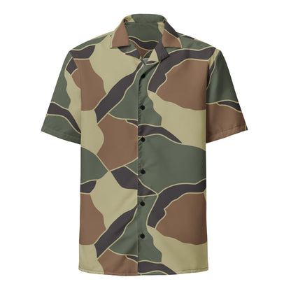 South Korean Marine Corps Turtle Shell CAMO Unisex button shirt - Button Shirt