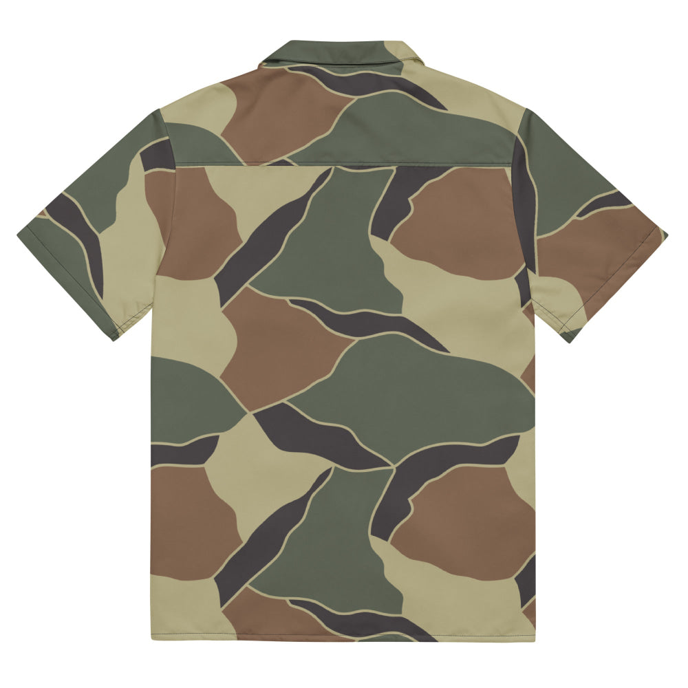 South Korean Marine Corps Turtle Shell CAMO Unisex button shirt - Button Shirt