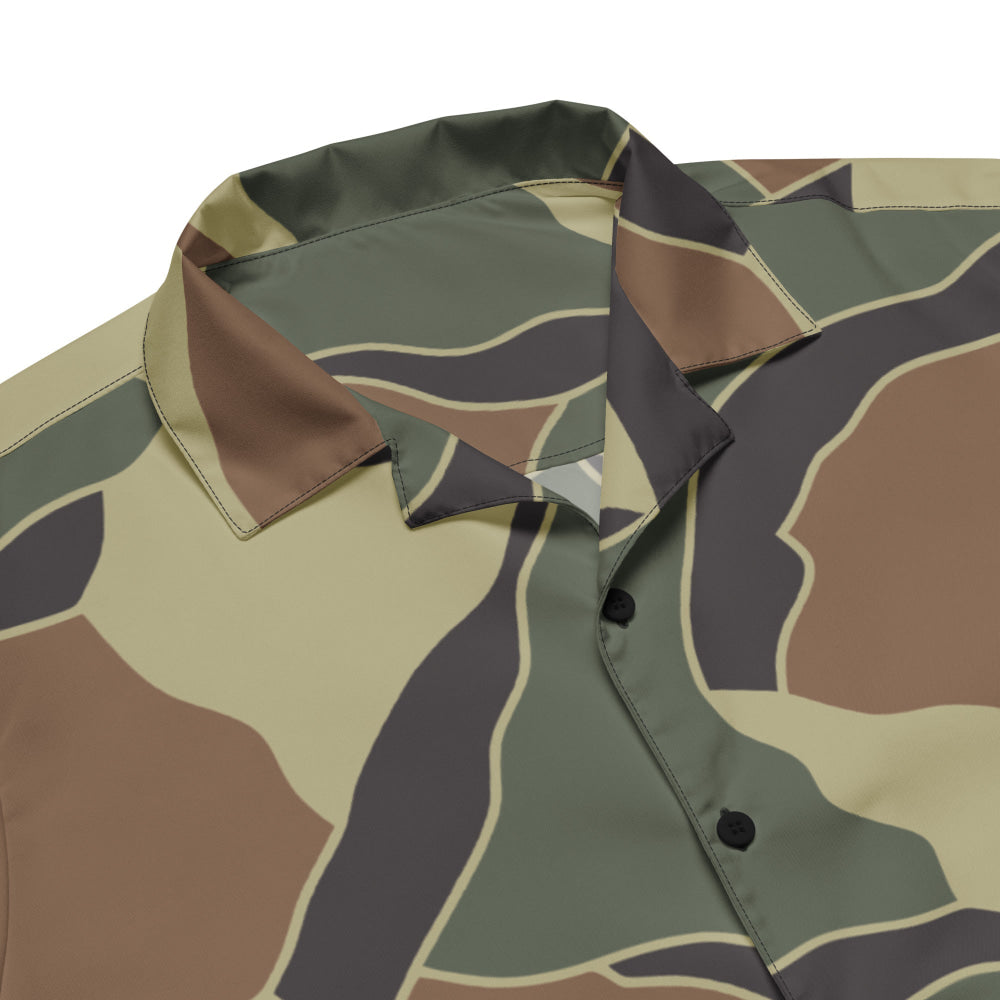 South Korean Marine Corps Turtle Shell CAMO Unisex button shirt - Button Shirt