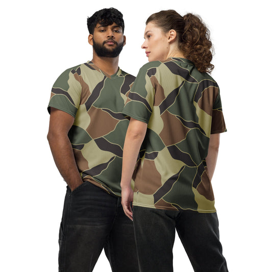 South Korean Marine Corps Turtle Shell CAMO unisex sports jersey - 2XS - Unisex Sports Jersey