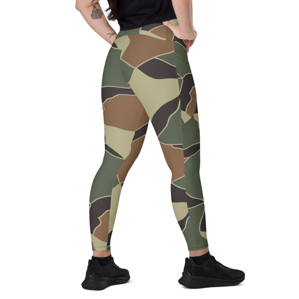 South Korean Marine Corps Turtle Shell CAMO Women’s Leggings with pockets - 2XS