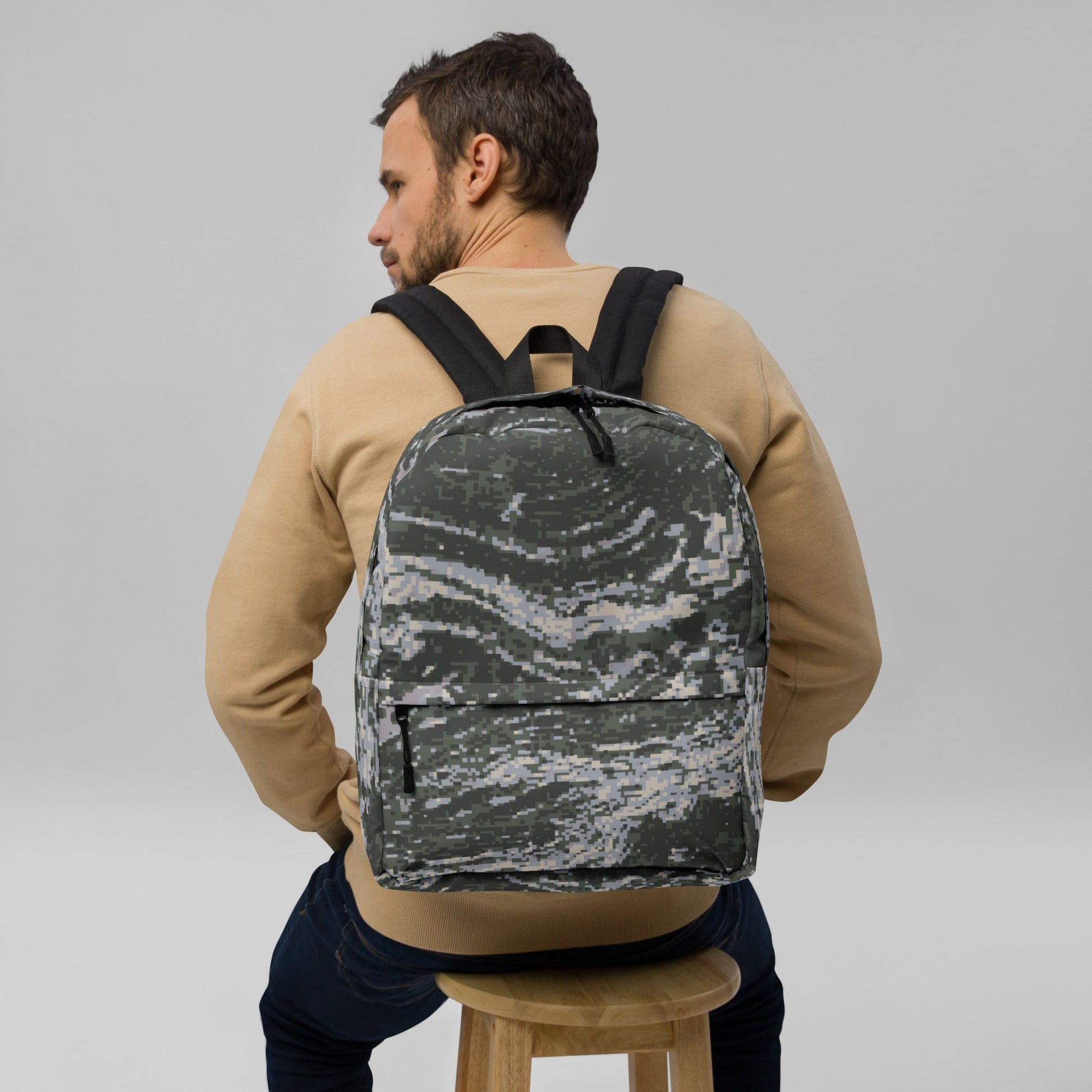 South Korean Marine Digital Tiger Stripe WAVEPAT CAMO Backpack