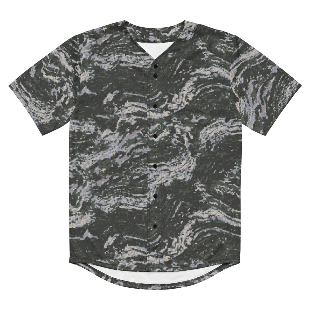 South Korean Marine Digital Tiger Stripe WAVEPAT CAMO baseball jersey - Baseball Jersey