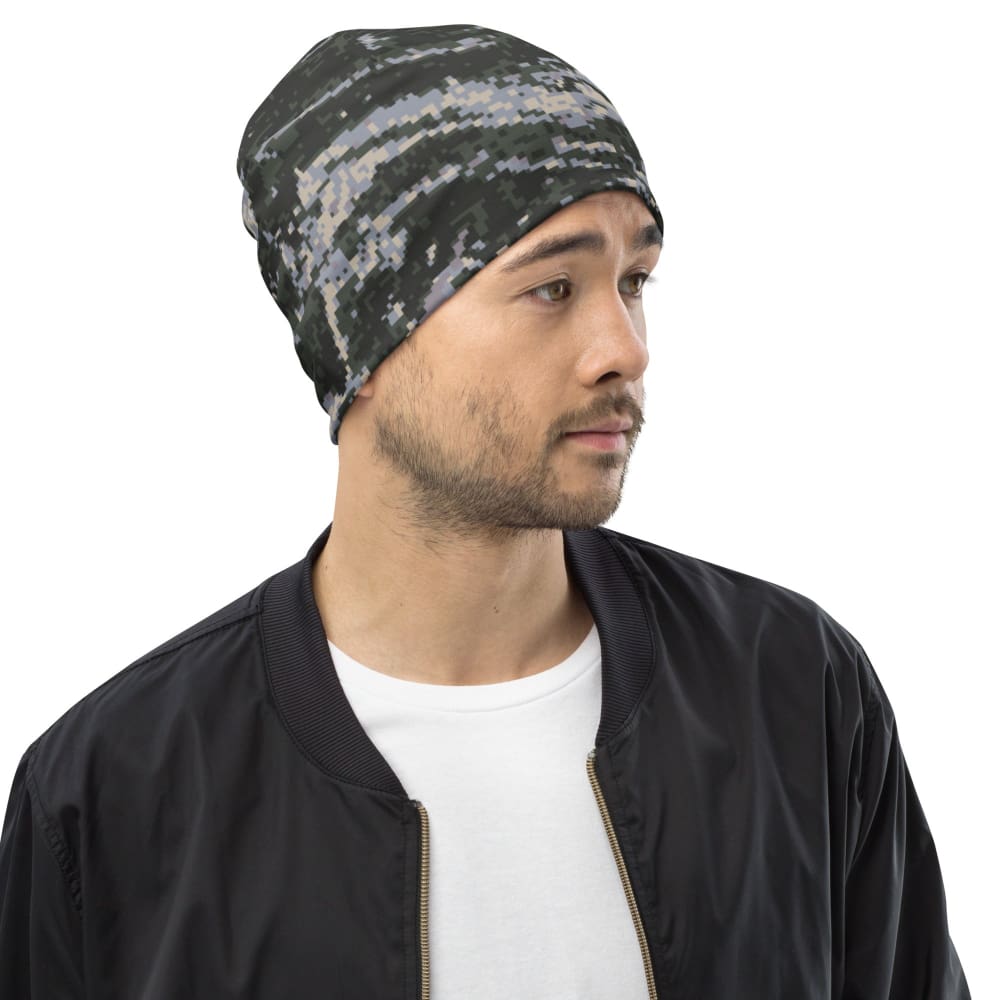 South Korean Marine Digital Tiger Stripe WAVEPAT CAMO Beanie