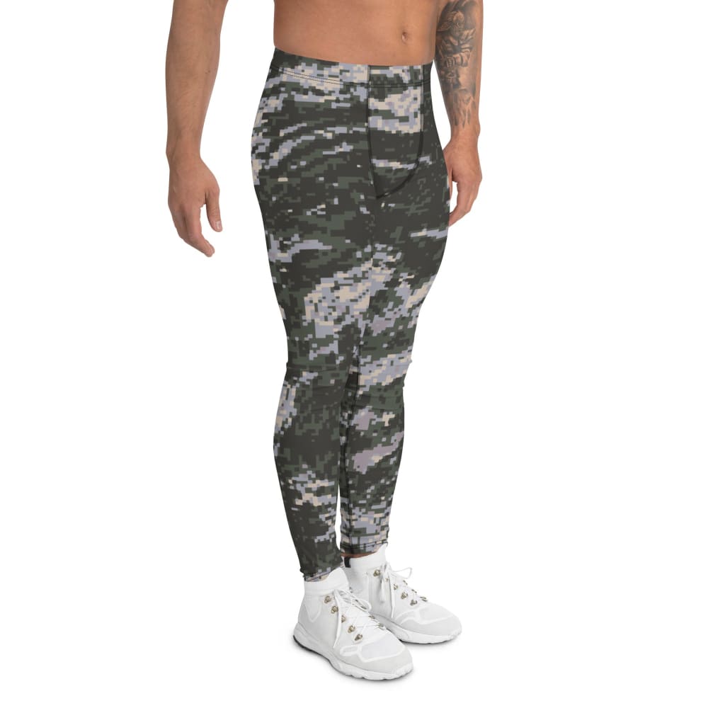 South Korean Marine Digital Tiger Stripe WAVEPAT CAMO Men’s Leggings