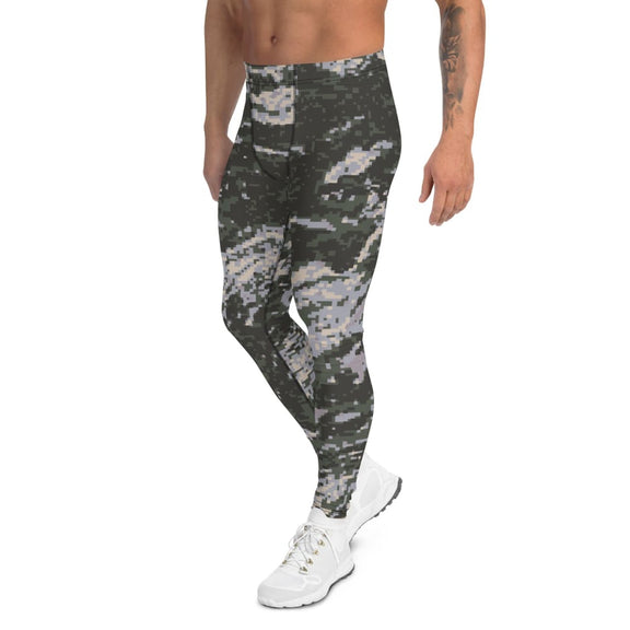 South Korean Marine Digital Tiger Stripe WAVEPAT CAMO Men’s Leggings