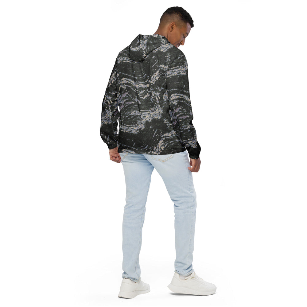 South Korean Marine Digital Tiger Stripe WAVEPAT CAMO Men’s windbreaker - Mens Windbreaker