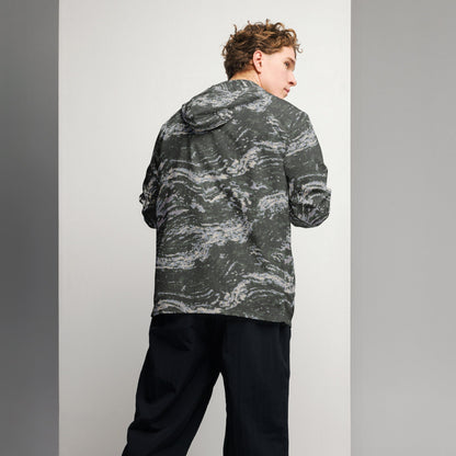 South Korean Marine Digital Tiger Stripe WAVEPAT CAMO Men’s windbreaker - Mens Windbreaker