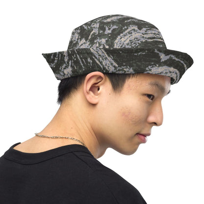 South Korean Marine Digital Tiger Stripe WAVEPAT CAMO Reversible bucket hat