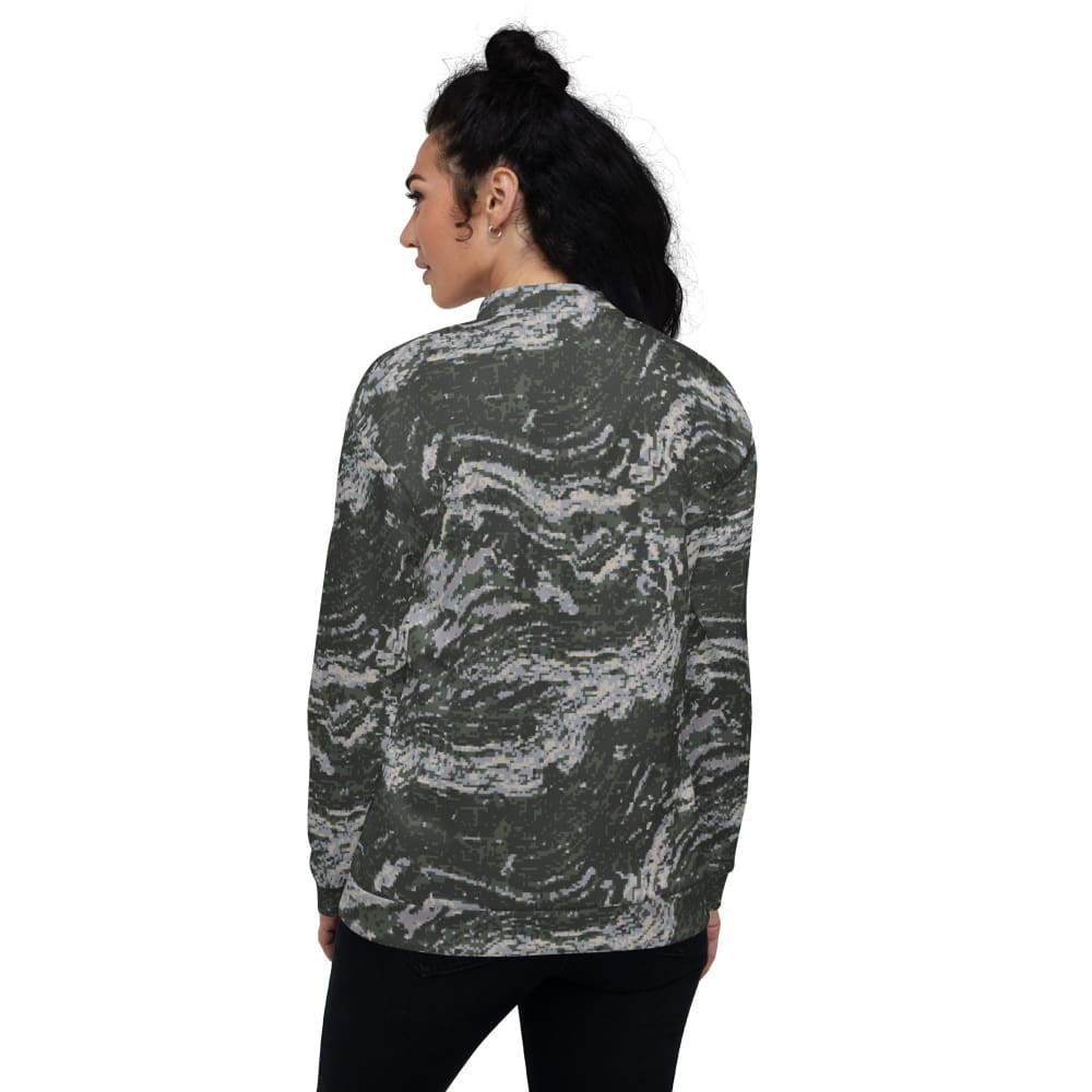 South Korean Marine Digital Tiger Stripe WAVEPAT CAMO Unisex Bomber Jacket