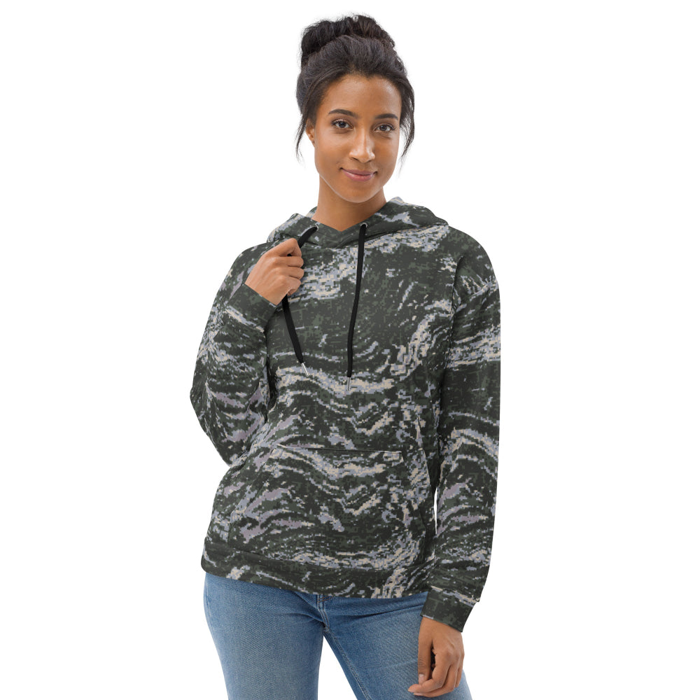 South Korean Marine Digital Tiger Stripe WAVEPAT CAMO Unisex Hoodie