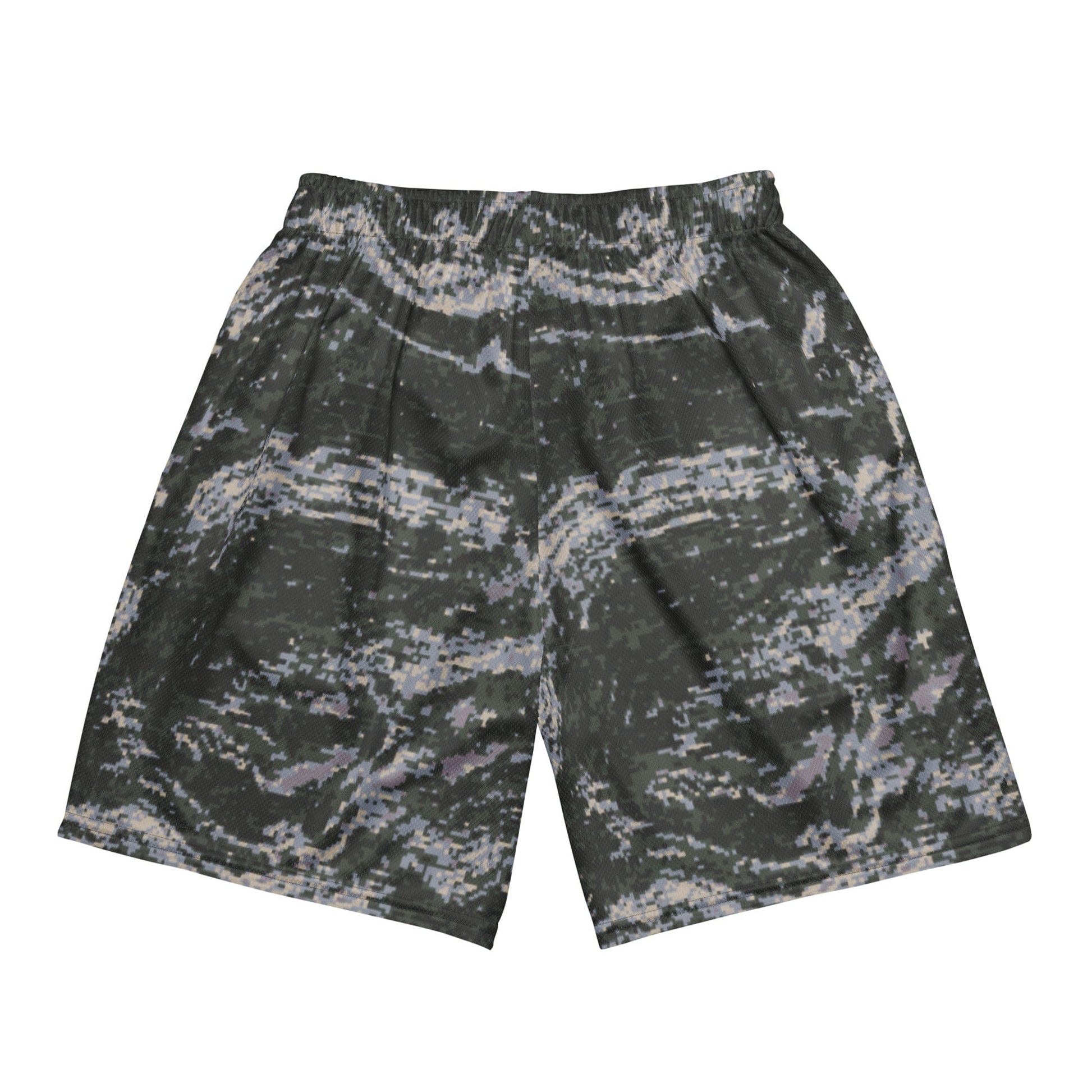 South Korean Marine Digital Tiger Stripe WAVEPAT CAMO Unisex mesh shorts - Mesh Shorts