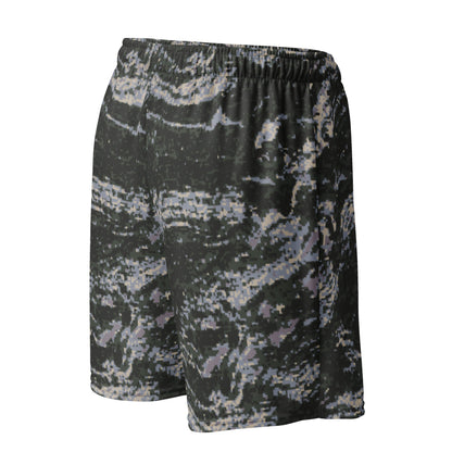 South Korean Marine Digital Tiger Stripe WAVEPAT CAMO Unisex mesh shorts - Mesh Shorts