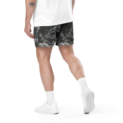 South Korean Marine Digital Tiger Stripe WAVEPAT CAMO Unisex mesh shorts - Mesh Shorts