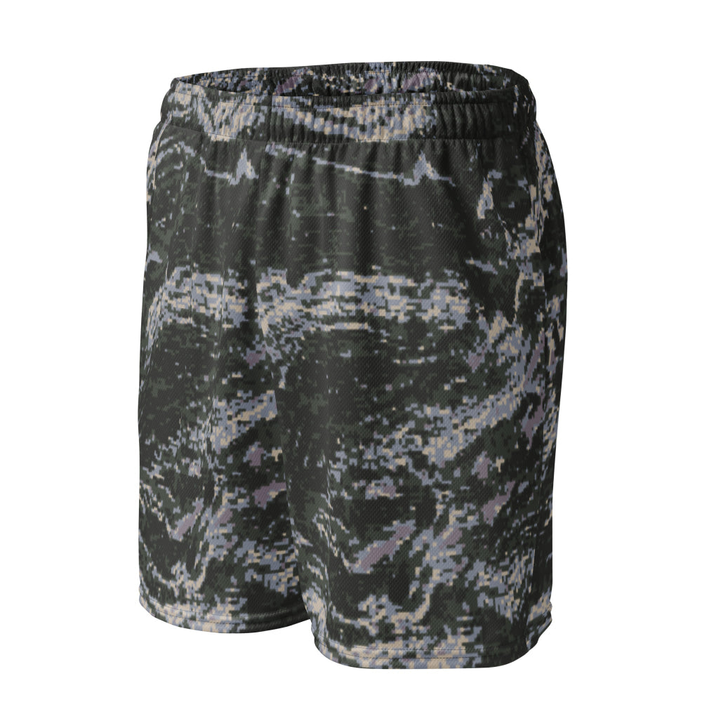 South Korean Marine Digital Tiger Stripe WAVEPAT CAMO Unisex mesh shorts - Mesh Shorts