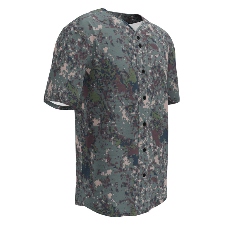Digital Granite South Korean CAMO Unisex Baseball Jersey