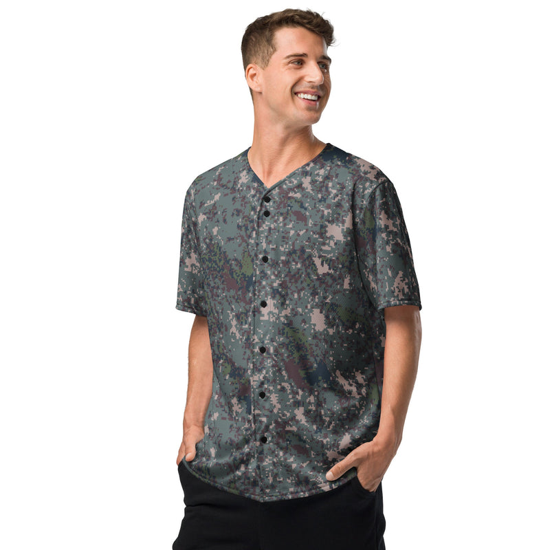 Digital Granite South Korean CAMO Unisex Baseball Jersey