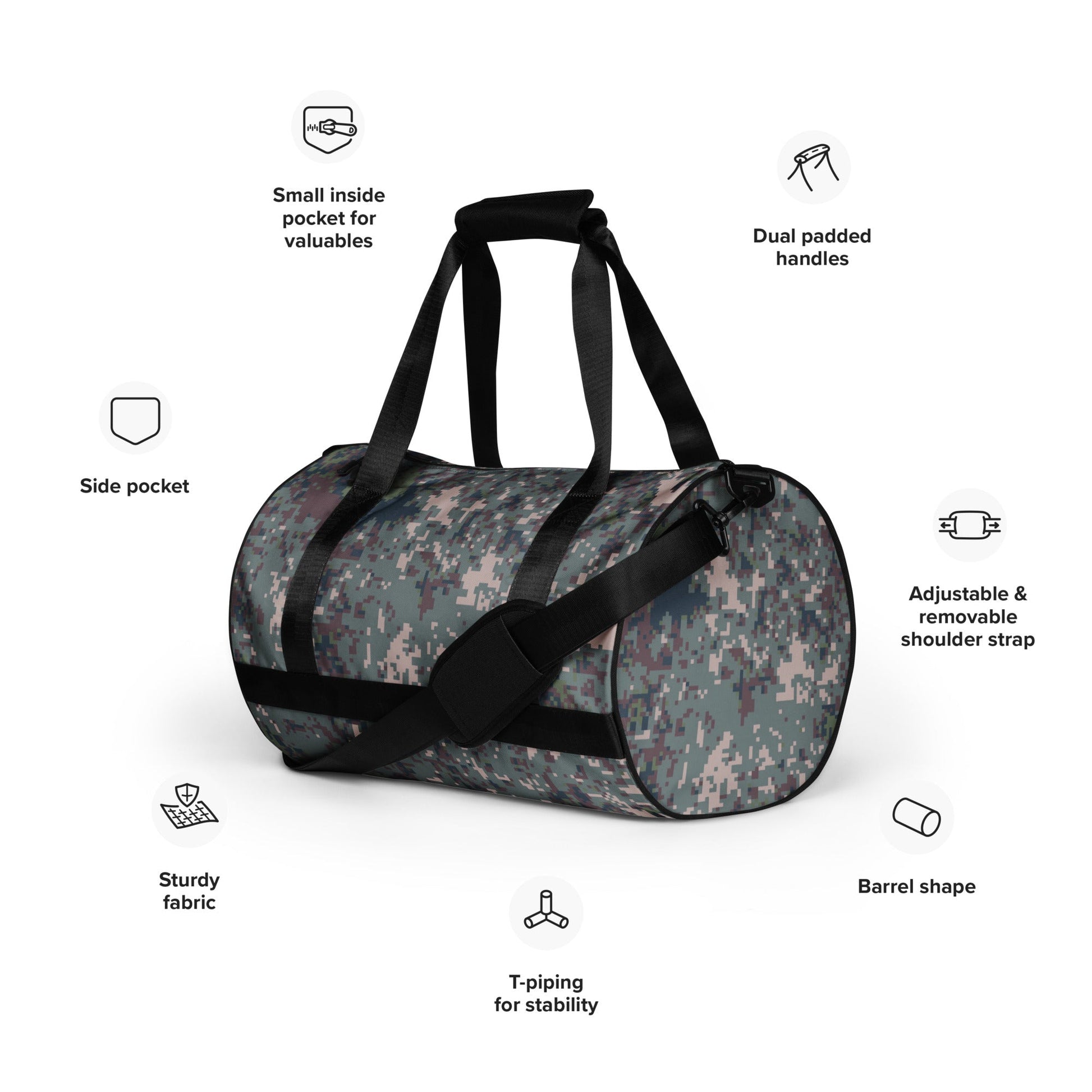 South Korean ROK Digital Granite CAMO gym bag - Gym Bags