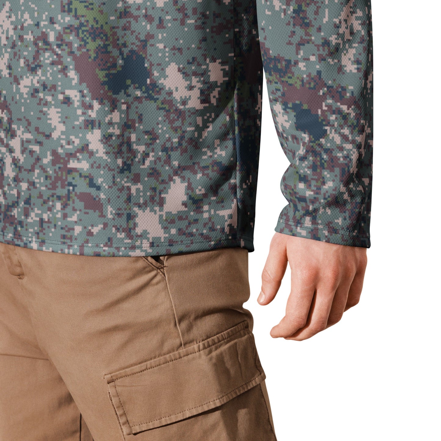 South Korean ROK Digital Granite CAMO hockey fan jersey - Hockey Jerseys