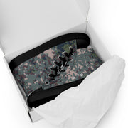 Digital Granite South Korean CAMO Mens High-Top Canvas Shoes