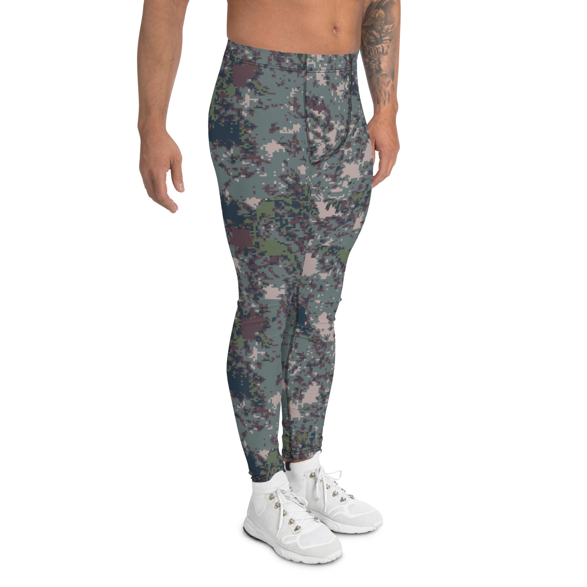 South Korean ROK Digital Granite CAMO Mens Leggings