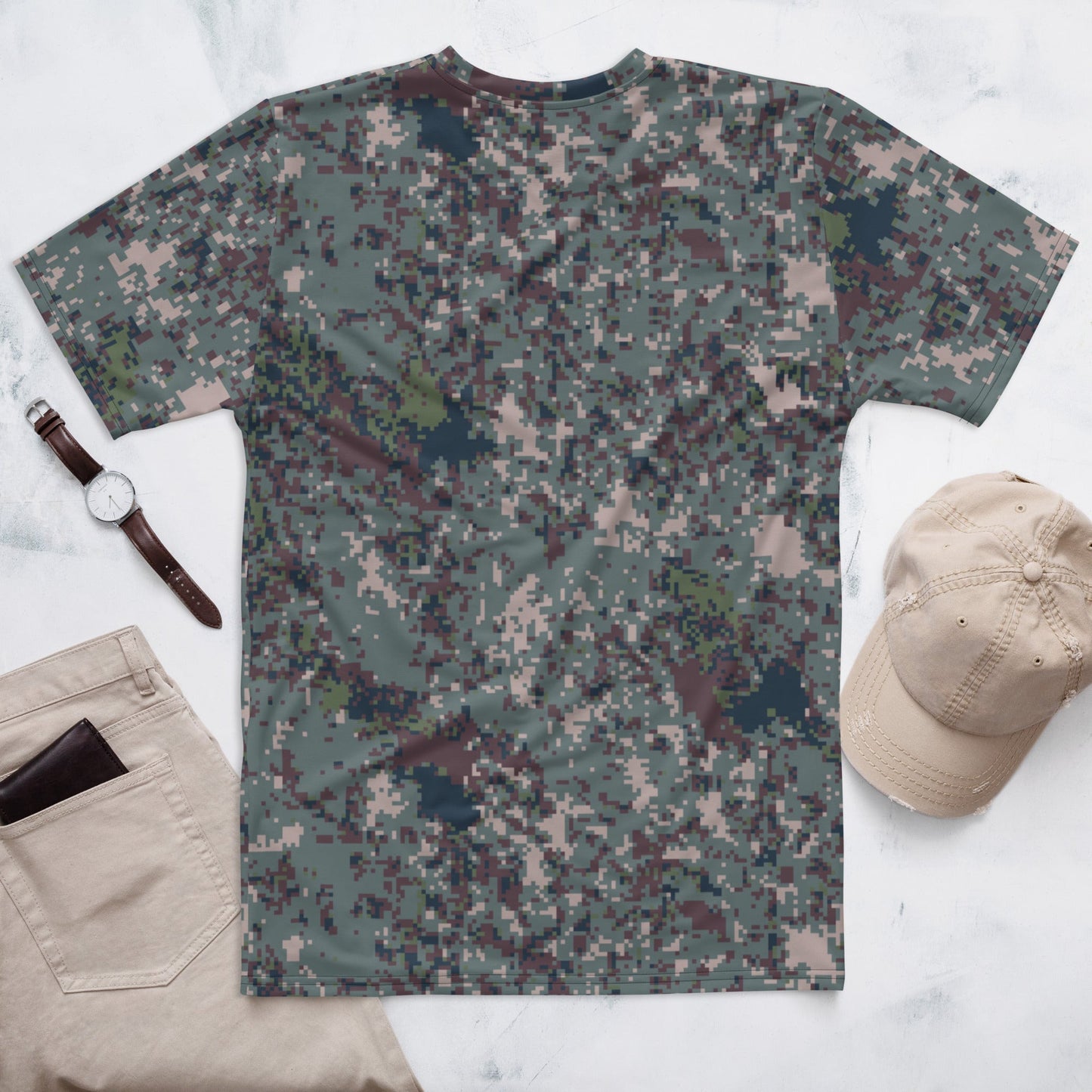 South Korean ROK Digital Granite CAMO Mens T shirt Shirts