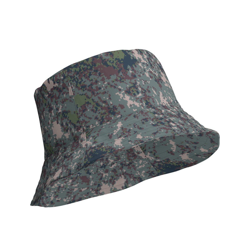 Digital Granite South Korean CAMO Reversible Bucket Hat - Head