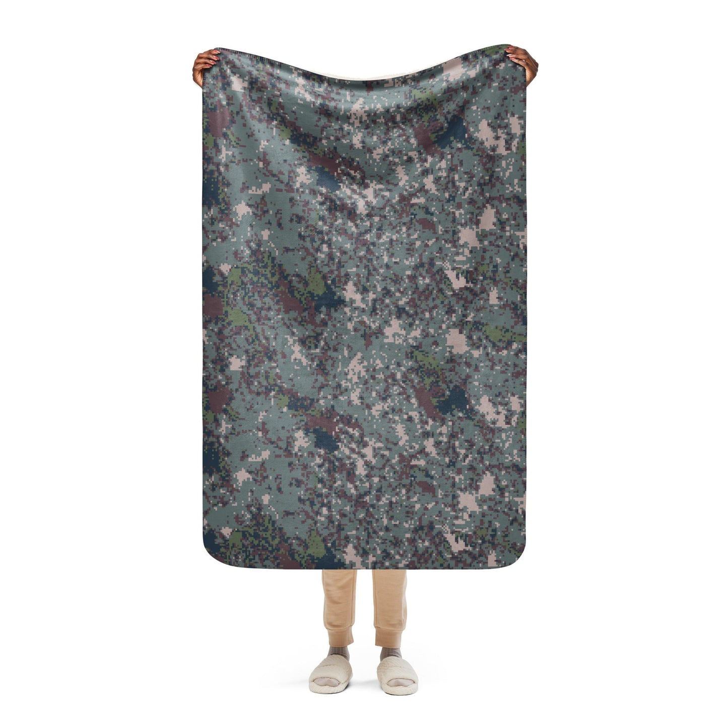 South Korean ROK Digital Granite CAMO Sherpa blanket - 37″×57″ - Blankets