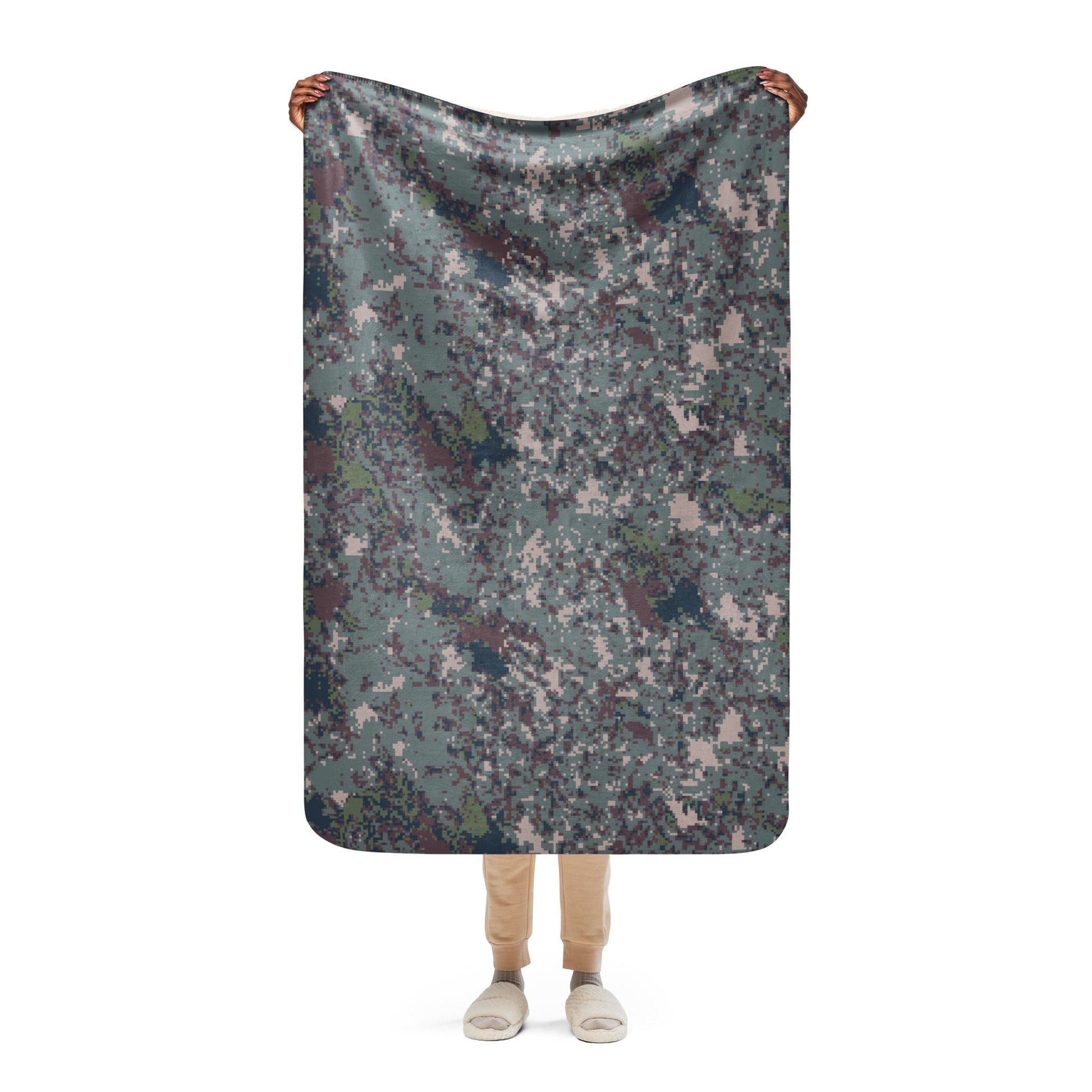 South Korean ROK Digital Granite CAMO Sherpa blanket - 37″×57″ - Blankets