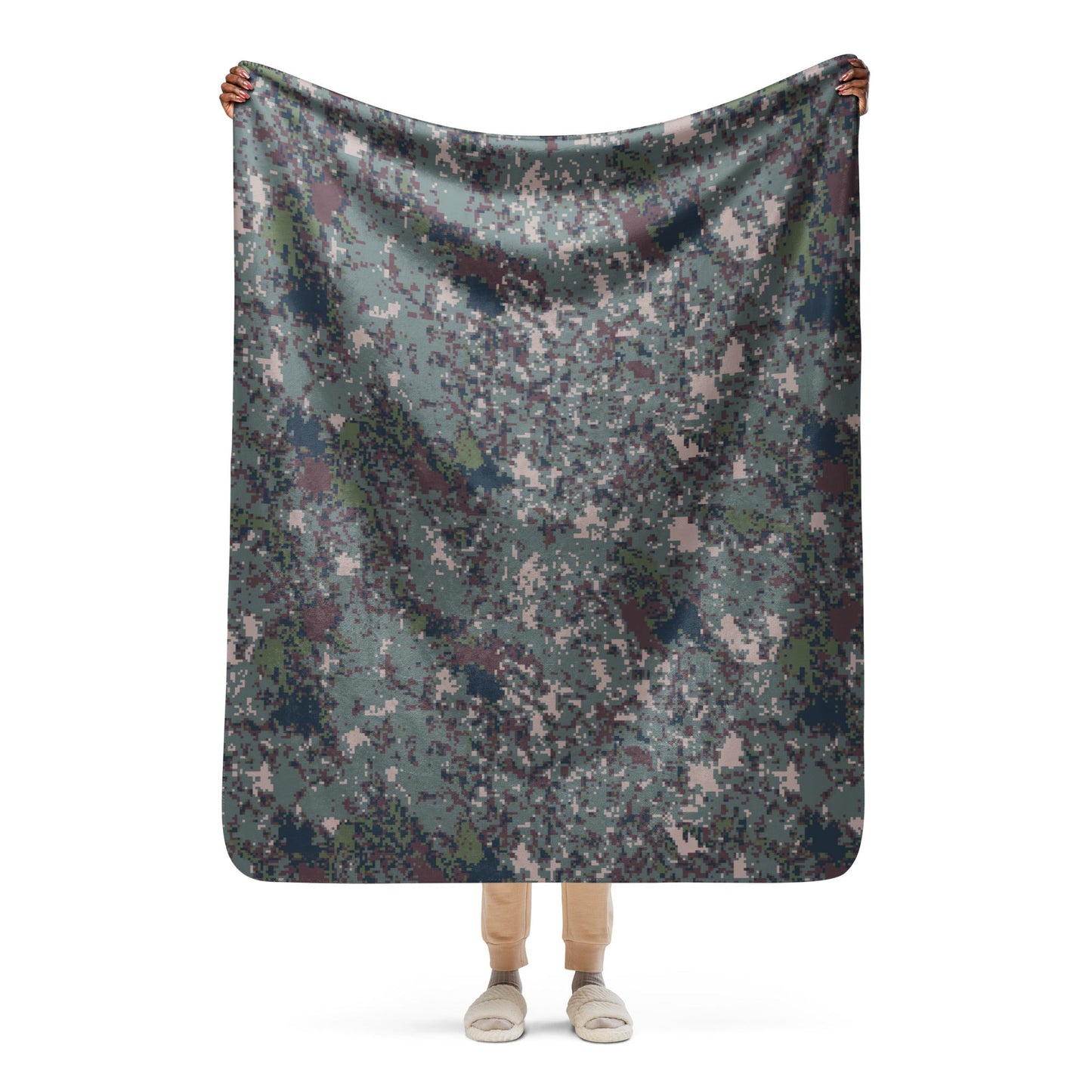 South Korean ROK Digital Granite CAMO Sherpa blanket - 50″×60″ - Blankets