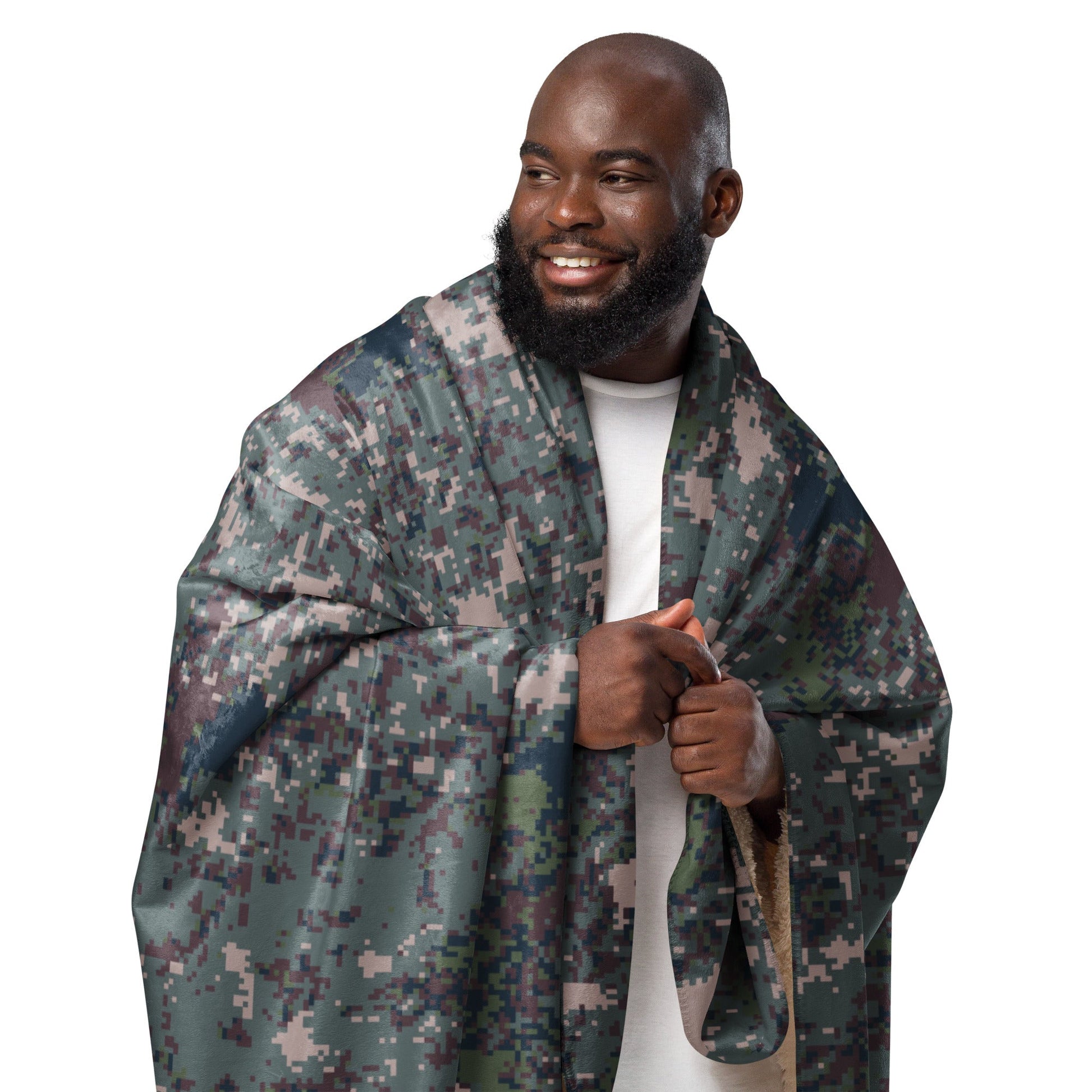 South Korean ROK Digital Granite CAMO Sherpa blanket - Blankets