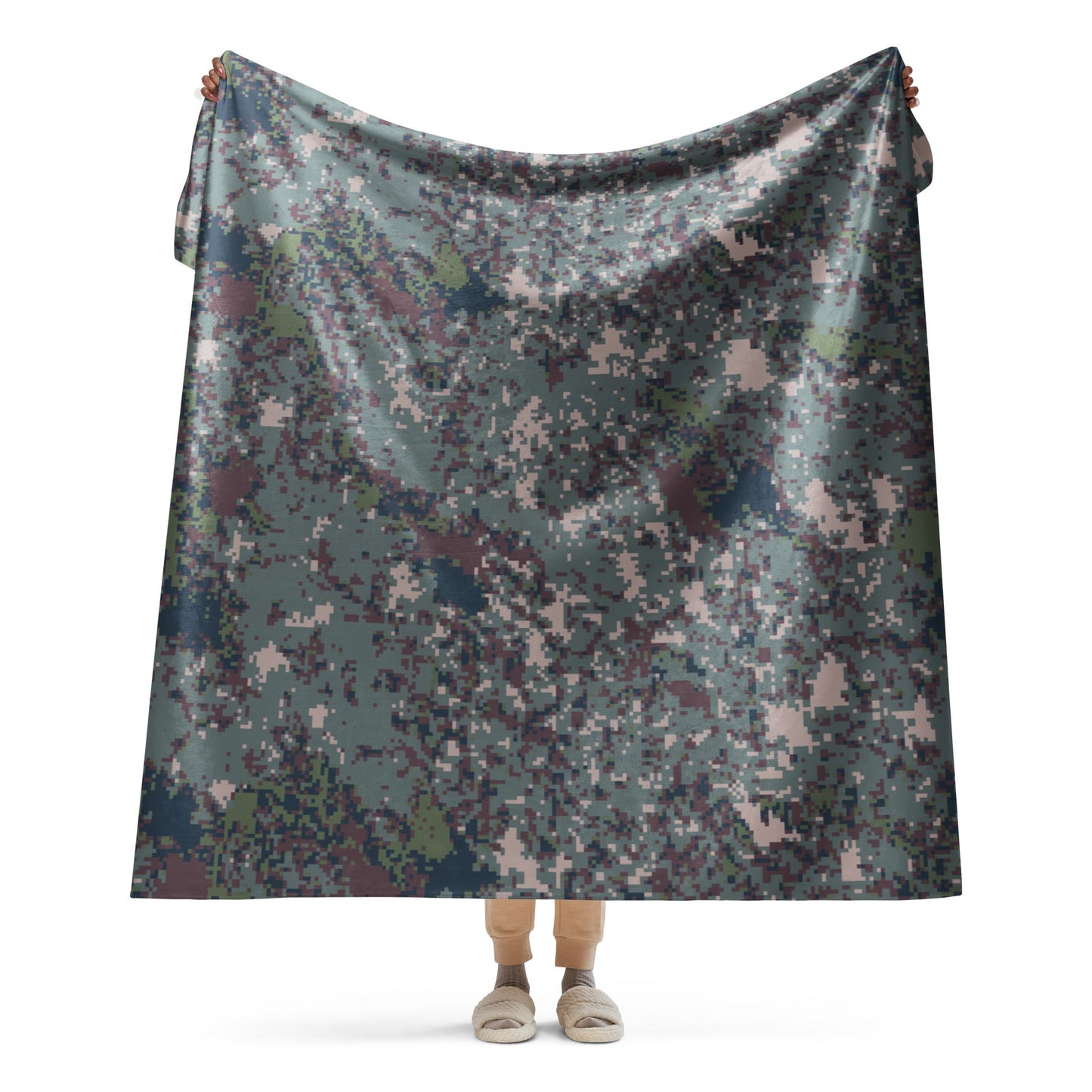 South Korean ROK Digital Granite CAMO Sherpa blanket - 60″×80″ - Blankets