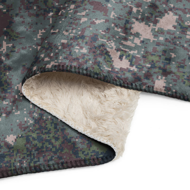 Digital Granite South Korean CAMO Sherpa Blanket