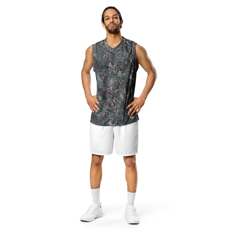 Digital Granite South Korean CAMO Unisex Basketball Jersey