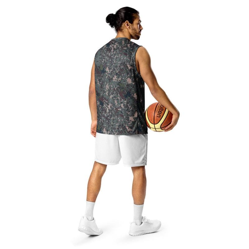 Digital Granite South Korean CAMO Unisex Basketball Jersey