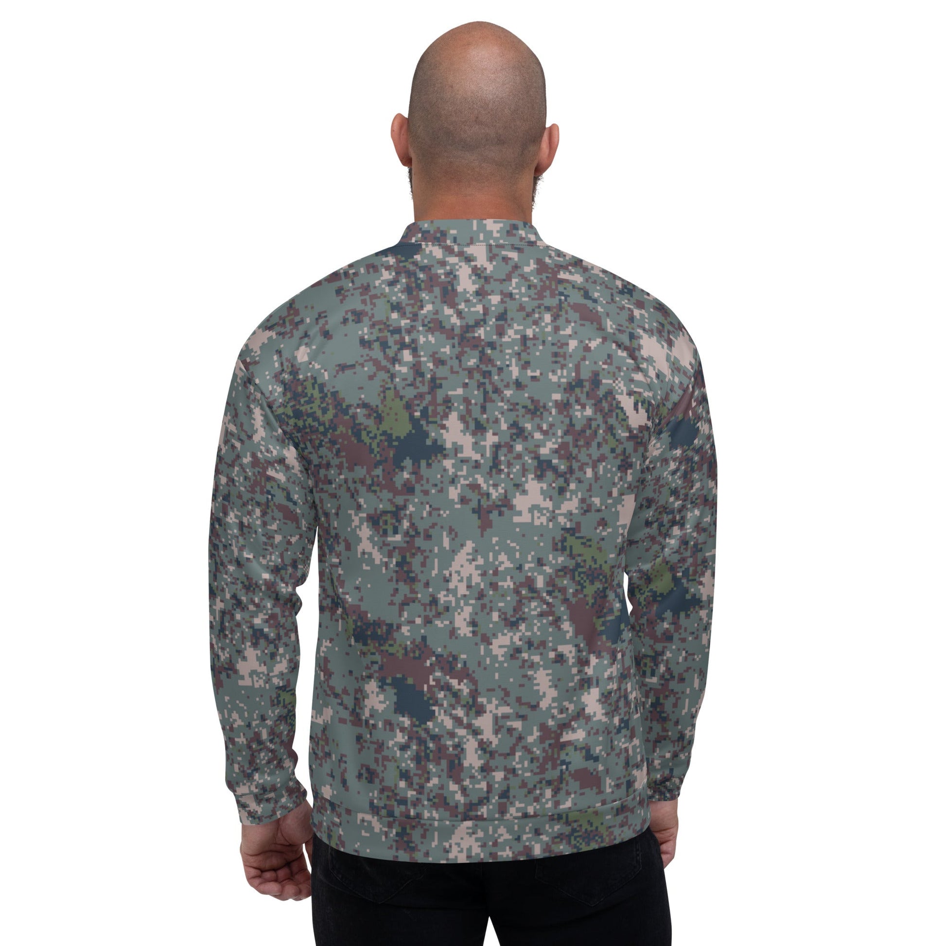 South Korean ROK Digital Granite CAMO Unisex Bomber Jacket - Jackets