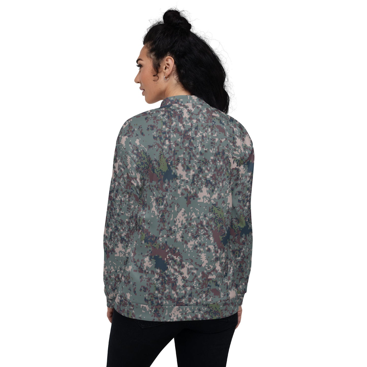 South Korean ROK Digital Granite CAMO Unisex Bomber Jacket - Jackets