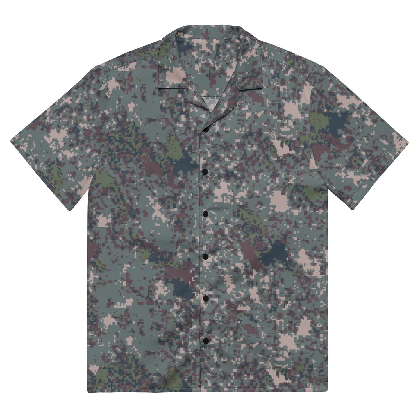 South Korean ROK Digital Granite CAMO Unisex button shirt - 2XS - Button Shirts