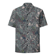 Digital Granite South Korean CAMO Unisex Short-Sleeve Button Shirt - Button-Up