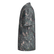 Digital Granite South Korean CAMO Unisex Short-Sleeve Button Shirt - Button-Up