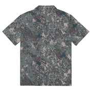 Digital Granite South Korean CAMO Unisex Short-Sleeve Button Shirt - Button-Up