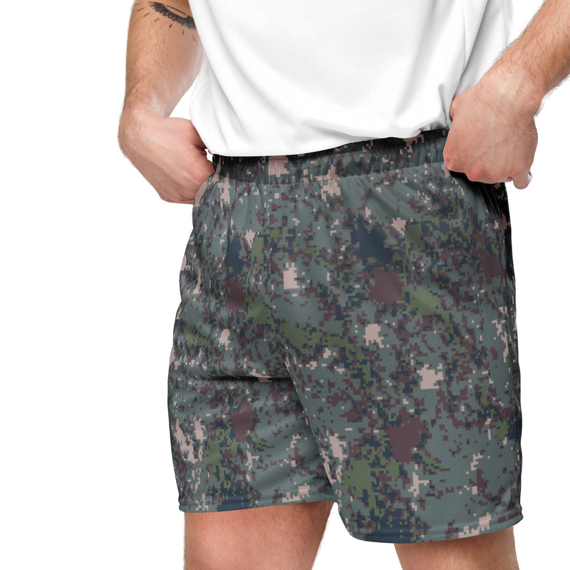 Digital Granite South Korean CAMO Unisex Mesh Shorts