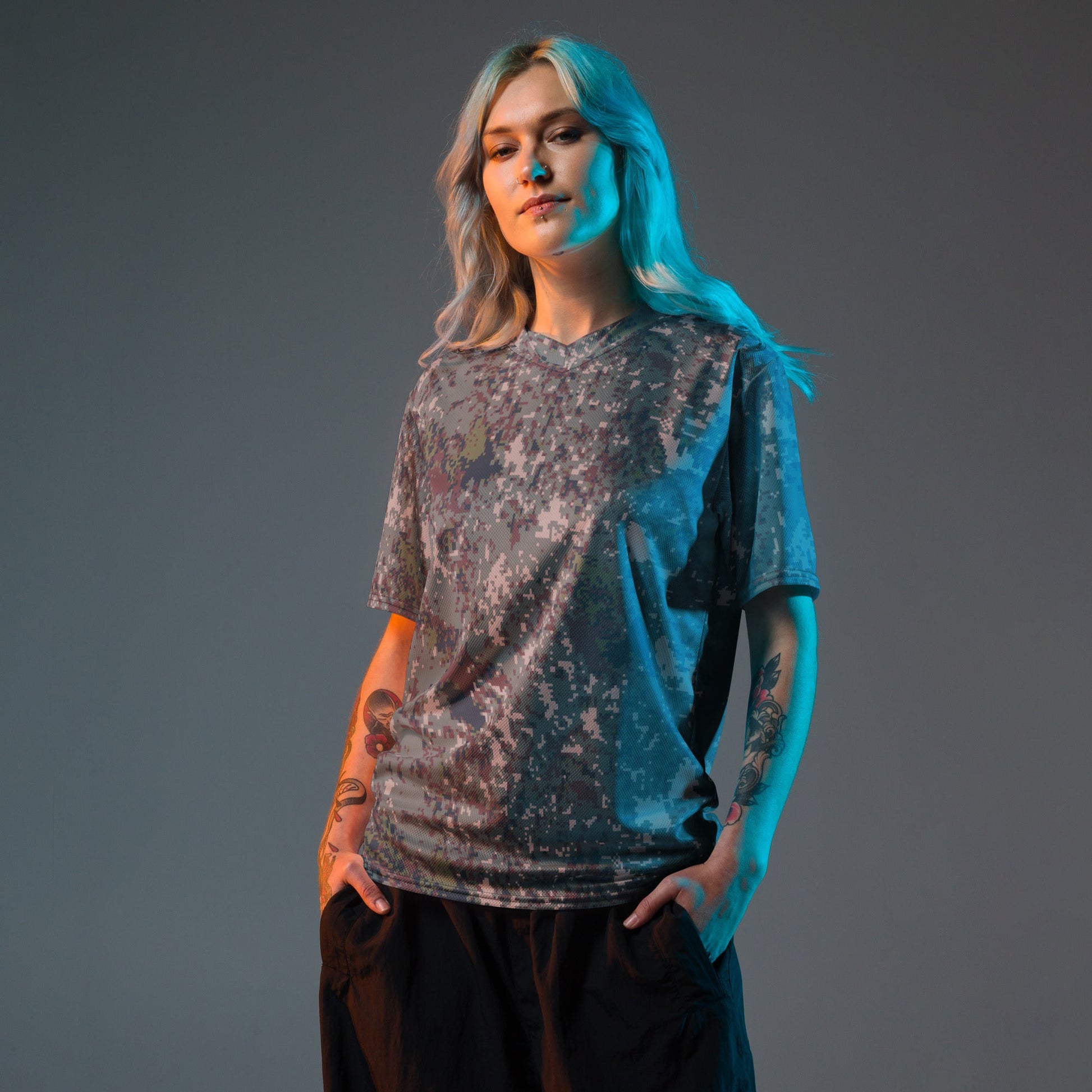 South Korean ROK Digital Granite CAMO unisex sports jersey - Sports Jerseys